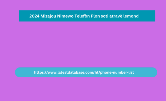 2024 Mizajou Nimewo Telefòn Plon soti atravè lemond