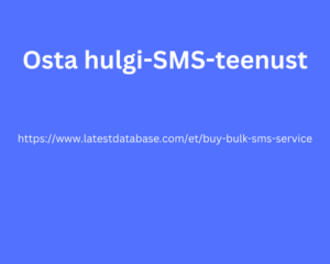 Osta hulgi-SMS-teenust