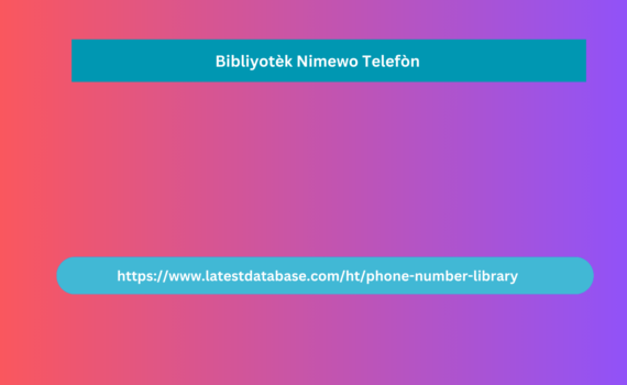 Bibliyotèk Nimewo Telefòn