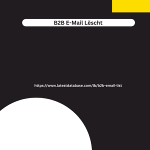 B2B E-Mail Lëscht