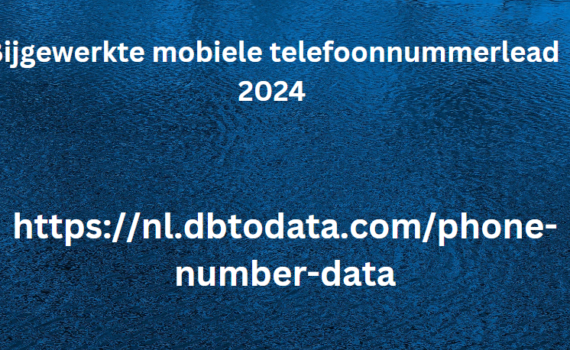 Bijgewerkte mobiele telefoonnummerlead 2024