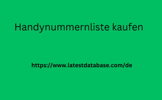 Handynummernliste kaufen