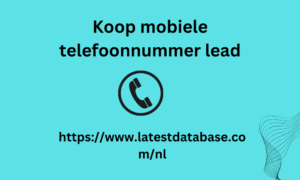 Koop mobiele telefoonnummer lead