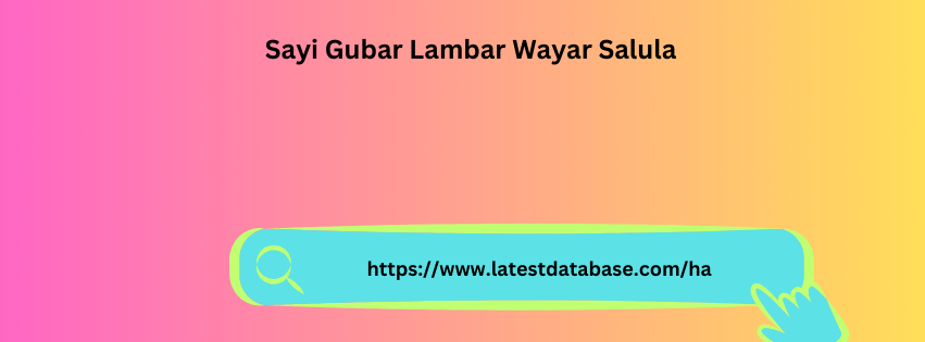 Sayi Gubar Lambar Wayar Salula