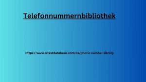 Telefonnummernbibliothek