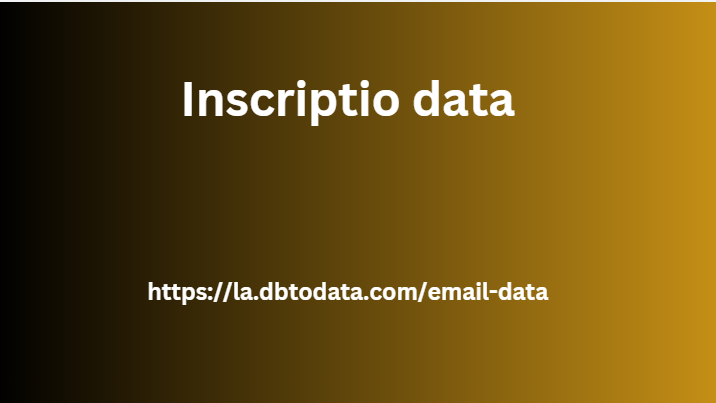 Inscriptio data