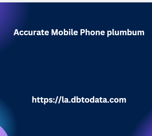 Accurate Mobile Phone plumbum