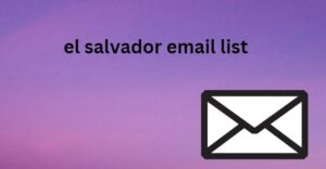   el salvador email list  