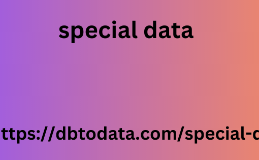 speaial data