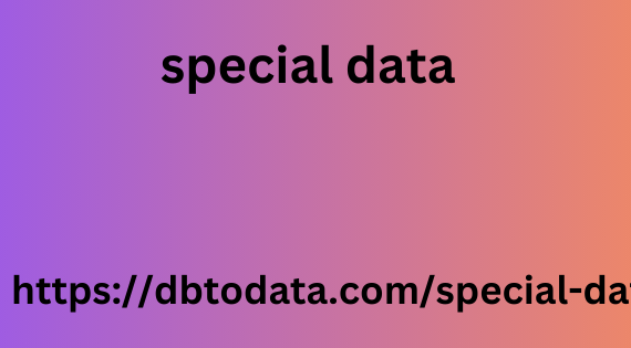 speaial data