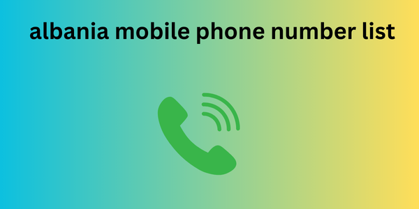 albania mobile phone number list